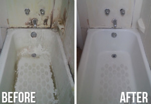 Bathroom Cleaning Before and After